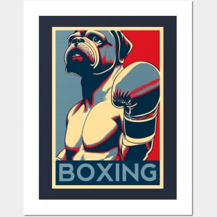 Boxing Dog Posters and Art